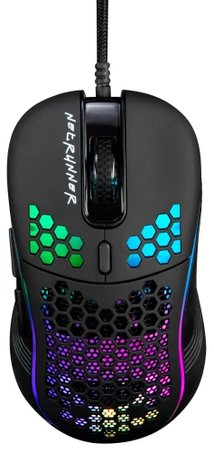 Мышь Оклик 713G NETRUNNER черный оптическая (3200dpi) USB (6but) (1465498)