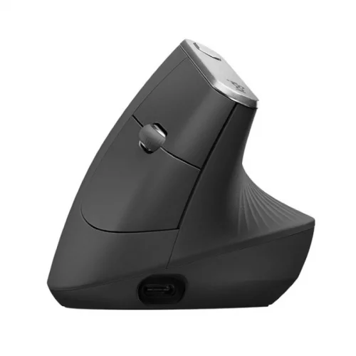 Мышь Logitech MX Vertical, Wireless, USB, BT, Graphite (910-005448) фото 4