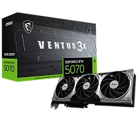 Видеокарта MSI PCI-E 5.0 RTX 5070 12G VENTUS 3X NVIDIA GeForce RTX 5070 12Gb 192bit GDDR7 2512/28000 HDMIx1 DPx3 HDCP Ret