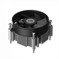 Кулер для процессора/ CPU Cooler PCCooler R95-I (95W, 4-pin PWM, 60mm, Al/Cu, -mm, 1x95mm, 38.61CFM, 31.2dBA, 2800RPM, S: 1200/115X/1700/1851, silver, black)