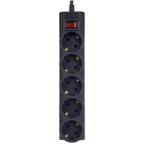 Perfeo Сетевой фильтр POWERX, PF_A4716 (3,0м, 5 розеток, черный)