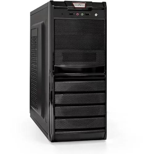 Exegate EX278400RUS Корпус Miditower Exegate XP-329S Black, ATX, , 2*USB, Audio