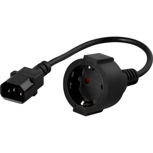 Кабель CyberPower C13 - Schuko (EX10015BKC14-DE)