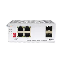 Коммутатор/ Unmanaged Industrial Switch 4x1000Base-T PoE, 2x1000Base-X SFP, PoE Budget 120W, Surge 4KV, -40 to 75°C (OI2206P/120W/A1A)