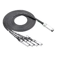 Кабель Fibertrade FT-QSFP+/ 4SFP+-CabP-AWG30-1M Кабель DAC copper cable (40G, QSFP+ to 4x10G SFP+, AWG30, 1м) (FT-QSFP+/4SFP+CABP-AWG30-1M)