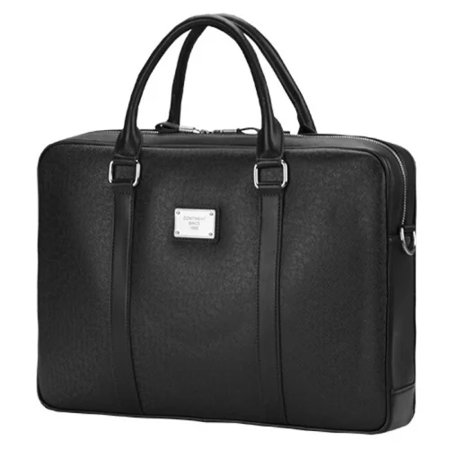 Сумка Continent CM-122 Black {полиэстр/эко кожа, черная 15.6