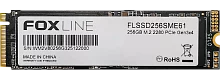 Твердотельный накопитель/ Foxline SSD ME, 256GB, M.2(22x80mm), NVMe, PCIe 3.0 x4, 3D TLC, R/W 1500/1100MB/s (2 года) (FLSSD256SME61)