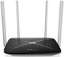 Роутер беспроводной Mercusys AC12 AC1200 10/100BASE-TX черный (AC12#MLN)