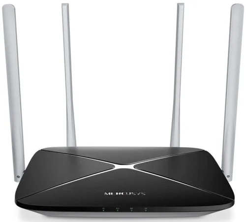 Роутер беспроводной Mercusys AC12 AC1200 10/100BASE-TX черный (AC12#MLN)
