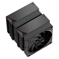 Кулер для процессора/ CPU Cooler PCCooler RZ620 BK (260W, 4-pin PWM, 157.5mm, Al/Cu, 6x6mm, 2x120mm, 86.73CFM, 32dBA, 2000RPM, S: 1851/1700/1200/115X, AM5/AM4, black)