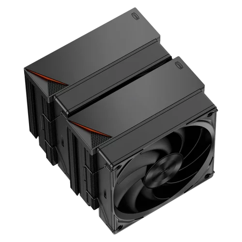 Кулер для процессора/ CPU Cooler PCCooler RZ620 BK (260W, 4-pin PWM, 157.5mm, Al/Cu, 6x6mm, 2x120mm, 86.73CFM, 32dBA, 2000RPM, S: 1851/1700/1200/115X, AM5/AM4, black)