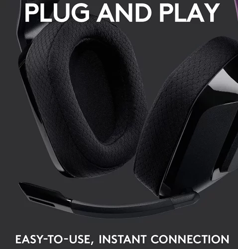 Гарнитура/ Logitech Headset G535 LIGHTSPEED Wireless Gaming BLACK- Retail (981-000972) фото 4