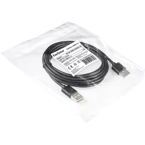 Exegate EX284930RUS Кабель USB 2.0 ExeGate EX-CC-USB2-AMAM-1.8 (Am/ Am, 1,8м) фото 2