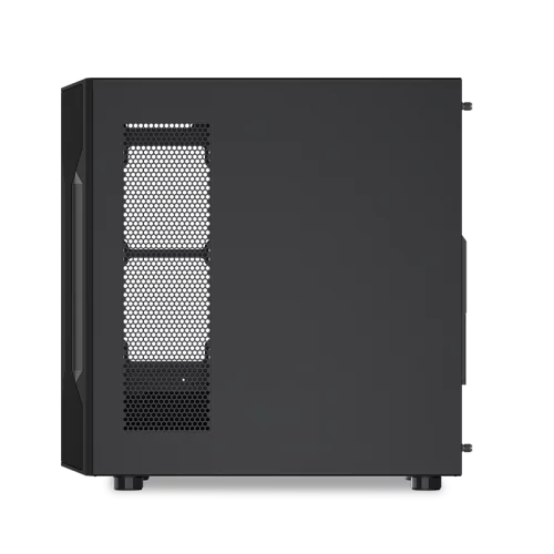 Корпус ПК без блока питания/ Case SAMA S40E Black, Midi-Tower, TG, no fans, 2xUSB 3.0 + 1xUSB 3.1 Type-C, ATX, mATX, mITX Black (S40E-BKAP00X1-RU) фото 2
