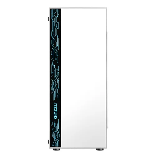 Ginzzu A390 White Window RGB подсветка 1*USB 3.0, 2*USB 2.0, AU фото 2