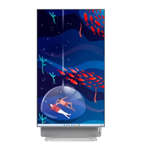 Моноблок Lenovo Yoga AIO 7 27APH8 27 (F0HK0042RK) Моноблок Lenovo Yoga AIO 7 27APH8 27 QHD (2560x1440) IPS 350N, Ryzen 7 7840HS, 16GB LPDDR5x-6400, 1TB SSD M.2, Radeon 780M, WiFi 6E, BT, 0.5MP+IR Cam, Wireless KB&Mouse, Win 11 RUS, Cloud Grey, 1Y (F0HK0042RK) фото 7