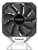 Кулер для процессора/ CPU Cooler PCCooler PALADIN 400 (200W, 4-pin PWM, 157mm, Al/Cu, 4x6mm, 1x130mm, 76.85CFM, 29dBA, 1600RPM, S: 1851/1700/1200/115X, AM5/AM4, silver, black)