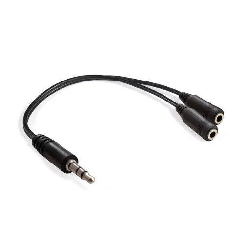 Exegate EX294736RUS Кабель-разветвитель аудио ExeGate EX-CCA-415-0.15 (3.5mm Jack M/2x3.5mm Jack F, 0,15м)