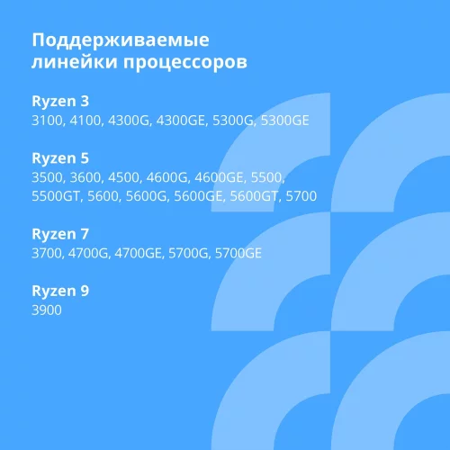 CBR A520 OEM { Chipset A520, Socket AM4, 2*DDR4, mATX, VGA+HDMI, 1*PCIEx16,1*PCIEx1,1*M.2(NVME & SATA), 4*SATA3, 2*USB2.0 + 4*USB3.0, LAN 1Gb} БЕЗ УПАКОВКИ (20ШТ В КОРОБЕ) (MB-ARA520-OEM) фото 3