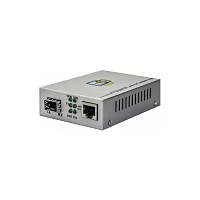 Медиаконвертер/ Медиаконвертер 10/100/1000-Base-T c PoE / 100/1000Base-FX с SFP-портом (SNR-CVT-1000SFP-POE)