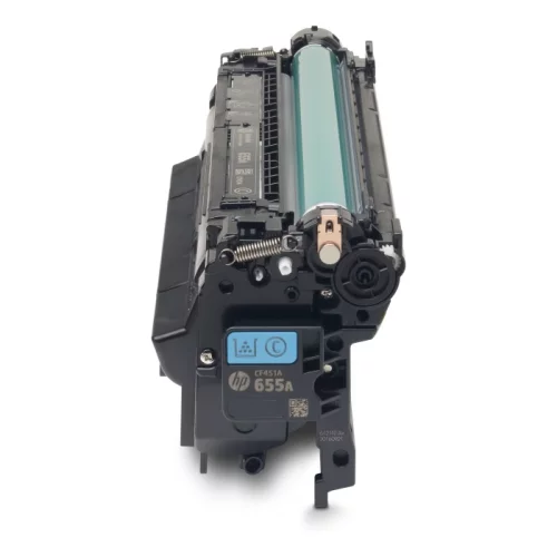 Картридж HP 655A LaserJet, голубой (CF451A) (CF451A) Тонер-картридж/ HP 655A Cyan Original LaserJet Toner Cartridge (CF451A) фото 3