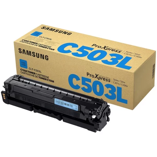 Тонер-картридж/ Samsung CLT-C503L H-Yld Cyan Toner Cr (SU016A) фото 2