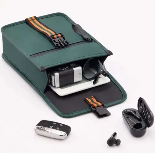 Сумка-рюкзак Ninetygo Urban daily plus shoulder bag Корпус: PU, Подкладка: Полиэстер (90BXPLF21119U GREEN) фото 2