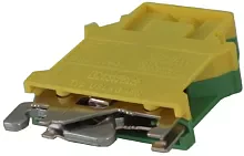 Устройство грозозащиты OSNOVO SP-Terminal Заземляющий зажим для соединения устройств грозозащиты с землей. Монтаж на DIN-рейку. Размеры (ШхВхГ): 12x43x52мм. Рабочая температура: -40…+80°С.