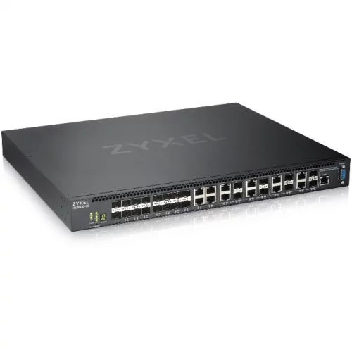 Коммутатор/ ZYXEL XS3800-28 L2+ switch , 4xRJ-45: 1 / 2.5 / 5 / 10G, 8xCombo (SFP: 1 / 10G, RJ-45: 1 / 2.5 / 5 / 10G), 16xSFP + (XS3800-28-ZZ0101F) фото 3