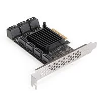Exegate EX296208RUS Контроллер ExeGate EXE-510 (PCI-E x4, SATA3 6Gb/ s, 10 int, ASMedia Chipset ASM1166)