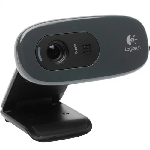 Веб-камера/ Logitech HD Webcam C270, USB 2.0, 1280*720, 3Mpix foto, Mic, Black (960-001063) фото 3