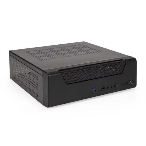 Корпус Desktop ExeGate FL-102-TPS350 (mini-ITX, БП TPS350 с вент. 8см, 2*USB + 1*USB3.0, аудио, черный) (EX294020RUS)
