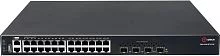 QTECH Управляемый стекируемый коммутатор уровня L3 с поддержкой PoE 802.3af/ at, 24 порта 10/ 100/ 1000 BASE-T, 4 порта 10GbE SFP+, 2 сменных БП (поставляют? (QSW-4700-28TX-POE)
