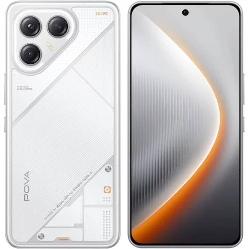 Смартфон Tecno POVA 7 Ultra 5G 256Gb 8Gb белый моноблок 3G 4G 6.8