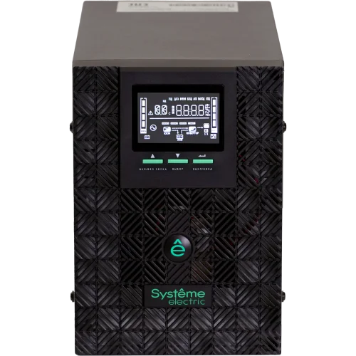 Источник бесперебойного питания Systeme Electric Smart-Save SMT, 1000VA/ 800W, Line-Interactive, LCD, Out: 3xSchuko, SNMP Intelligent Slot, без встроенных батарей (SMXSE1000T)