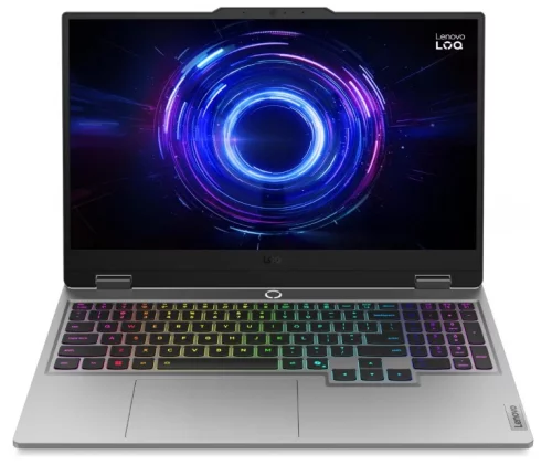 Ноутбук Lenovo LOQ 15IRX10/ 15.6 Full HD 1920x1080/ Intel Core i7 14700HX/ 24 Gb/ 512 Gb SSD/ nVidia GeForce RTX 5050 8GB/ No OS/ серый/ 2.4 кг (83JE009VPS)