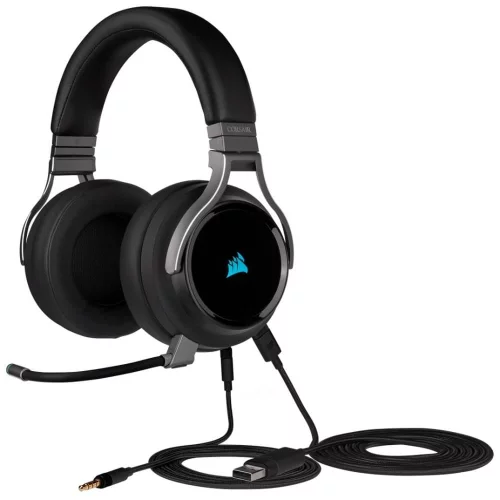 Гарнитура игровая Corsair Virtuoso RGB беспроводная черная (CA-9011185-EU) фото 3