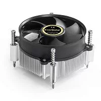 Exegate EX292654RUS Кулер ExeGate ETA-20.V1700 (Al, LGA1700/ 1150/ 1151/ 1155/ 1156/ 1200/ 1366, TDP 90W, Fan 95mm, 2400RPM, Hydro bearing, 3pin, 22db, 340г, с термопастой, на винтах, Color Box)