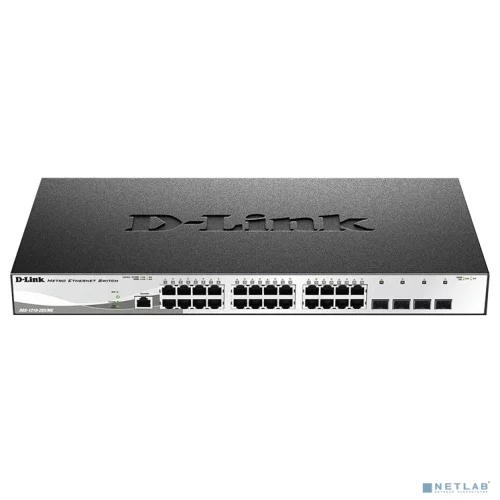 D-Link DGS-1210-28X/ ME/ B2B Управляемый L2 коммутатор с 24 портами 10/ 100/ 1000Base-T и 4 портами 10GBase-X SFP+ (DGS-1210-28X/ME/B2B)