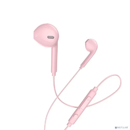 HOCO M55/ Наушники + микрофон/ Кнопка ответа/ 1.2м/ 3.5 mm jack/ Pink (6957531 099925)