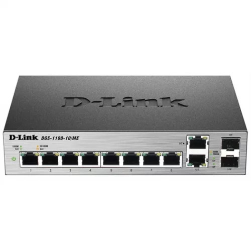 Коммутатор D-Link Metro Ethernet DGS-1100-10/ ME/ A2A 8x RJ-45 (DGS-1100-10/ ME/ A2A) (DGS-1100-10/ME/A2A) фото 2