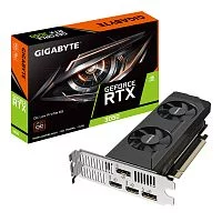 Видеокарта/ VGA GIGABYTE NVIDIA GeForce RTX 3050 OC Low Profile 6G 6GB, GDDR6/96-bit, PCIe 4.0, 2xHDMI 2.1, 2xDP, 1.8-slot (GV-N3050OC-6GL)