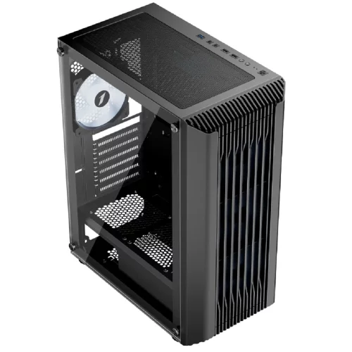 1STPLAYER BULLET HUNTER H6 ARGB Black / ATX / 4x120mm ARGB fans / H6-BK-4F7 фото 2
