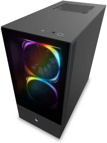 Компьютер IRU Game 717 MT Core i7-10700F (2.9) 32Gb 1Tb 7.2k SSD 512Gb RTX3090 24Gb DOS 750W черный (1546544)