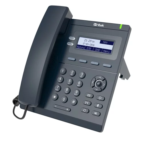 IP-телефон начального уровня, до 2 SIP-аккаунтов, монохромный ЖКД 3.1