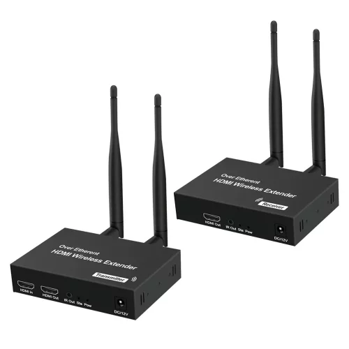 ORIENT VE057, WiFi HDMI Extender (Tx+Rx), HDMI беспроводной удлинитель до 200 м, HDMI 1.3, 1080p@60Hz, HDCP1.2, передача ИК сигнала управления (датчики в комплекте), (31367) фото 2