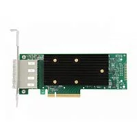 HBA-адаптер Broadcom SAS 9400-16e SGL (05-50013-00) PCIe 3.1 x8 LP, Tri-Mode SAS/ SATA/ NVMe 12G HBA, 16port(4*ext SFF8644), 3416 IOC (05-50013-00008 / 03-50013-15008)