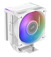 Кулер для процессора/ CPU Cooler SAMA X40L WH (200W, 4-pin PWM, 133.5mm, 4x6mm, ARGB, 1x100mm, 56.6CFM, 31.2dBA, 2600RPM, S: 1851/ 1700/ 1200/ 115X, AM5/ AM4, white) (X40-WHWAYXOX-G)