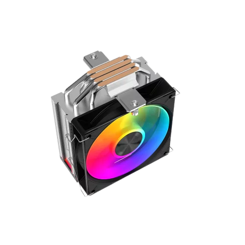Кулер для процессора/ CPU Cooler SAMA A40L (240W, 4-pin PWM, 152mm, 4x6mm, ARGB, 1x120mm, 78CFM, 29dBA, 2200RPM, S: 1851/ 1700/ 1200/ 115X, AM5/ AM4, silver) (A40-XXWAYXOX-G)