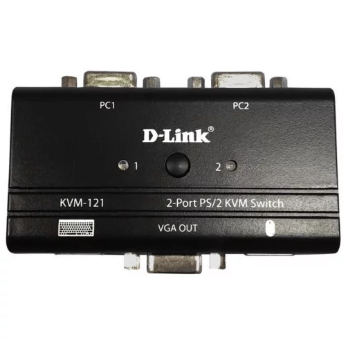 Коммутатор/ KVM-121 2-port KVM Switch, VGA+PS/2 ports (KVM-121/B1A) фото 3